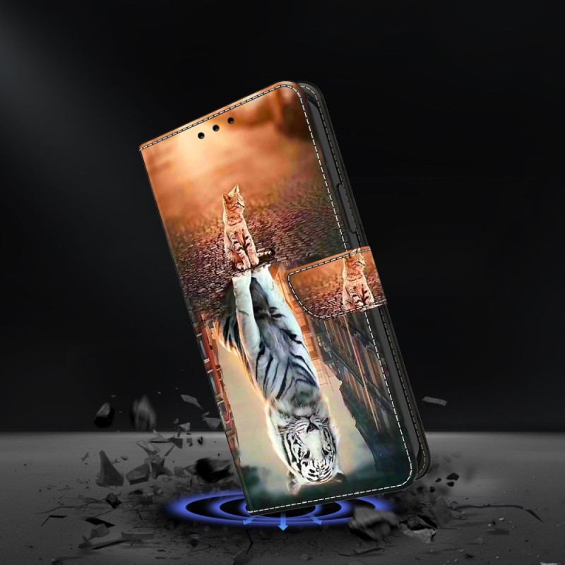 Flip Cover Til Honor X9b / Magic 6 Lite Tigerdrøm