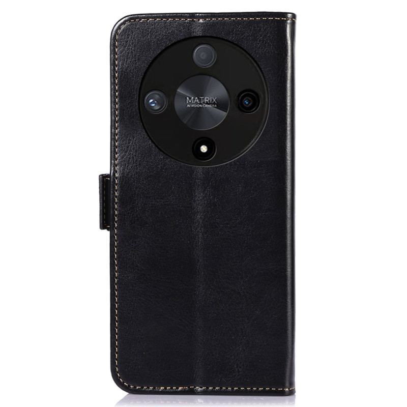 Læder Cover Honor X9b / Magic 6 Lite Telefon Etui Klassisk Læder Abeel