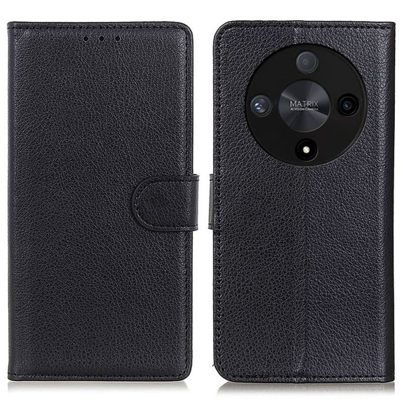 Læder Cover Honor X9b / Magic 6 Lite Telefon Etui Traditionelt Imiteret Læder