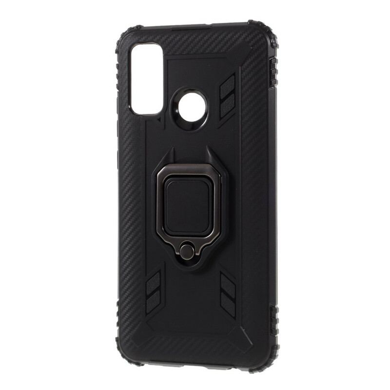 Cover Huawei P Smart 2020 Ring Og Kulfiber