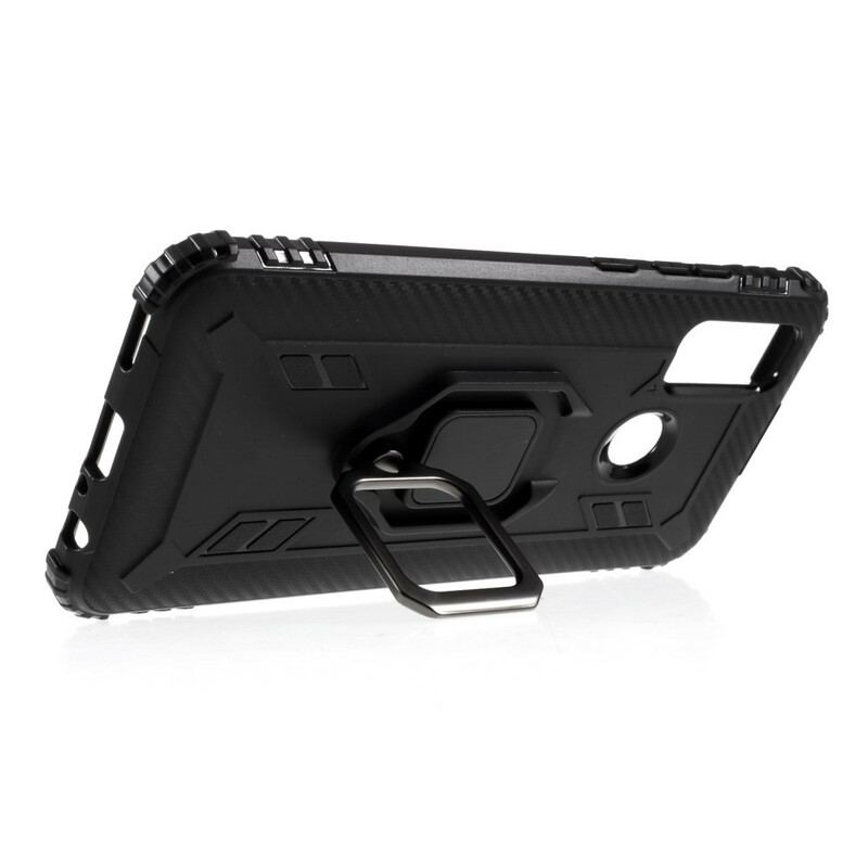 Cover Huawei P Smart 2020 Ring Og Kulfiber