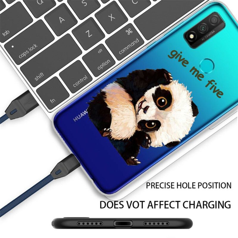 Cover Huawei P Smart 2020 Sømløs Panda Giv Me Five