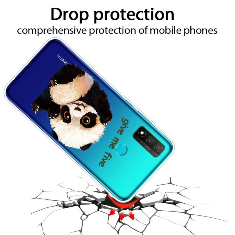 Cover Huawei P Smart 2020 Sømløs Panda Giv Me Five