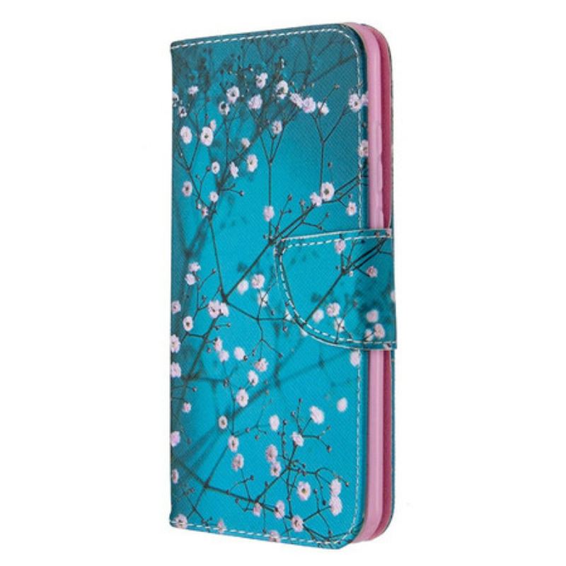 Flip Cover Huawei P Smart 2020 Blomstrende Træ