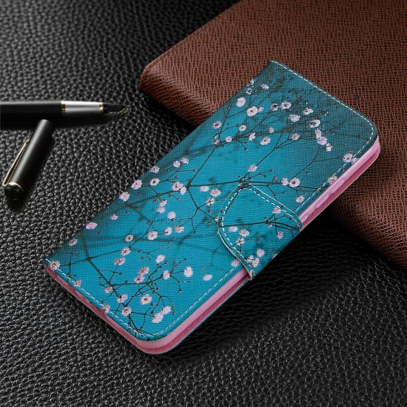 Flip Cover Huawei P Smart 2020 Blomstrende Træ