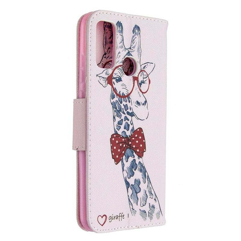 Flip Cover Huawei P Smart 2020 Brainy Giraf