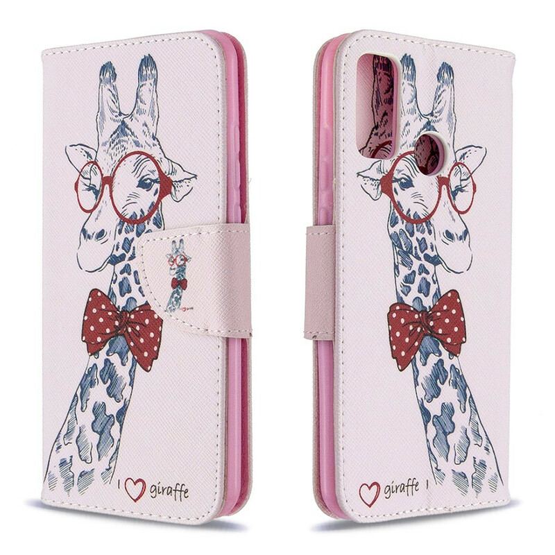 Flip Cover Huawei P Smart 2020 Brainy Giraf