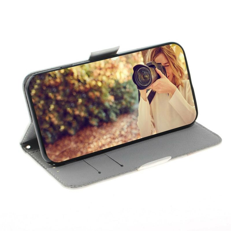 Flip Cover Huawei P Smart 2020 Med Snor Elsker My Dog Thong