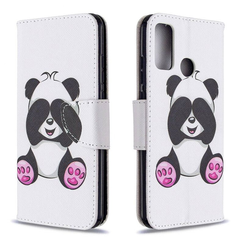 Flip Cover Huawei P Smart 2020 Panda Sjov