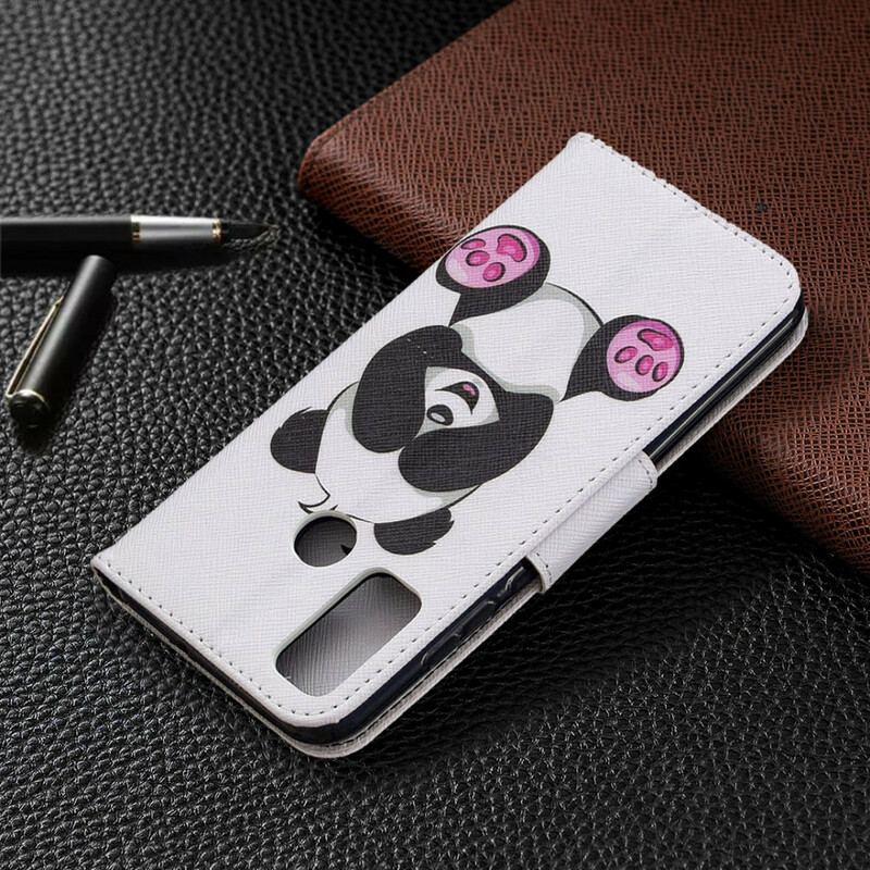 Flip Cover Huawei P Smart 2020 Panda Sjov