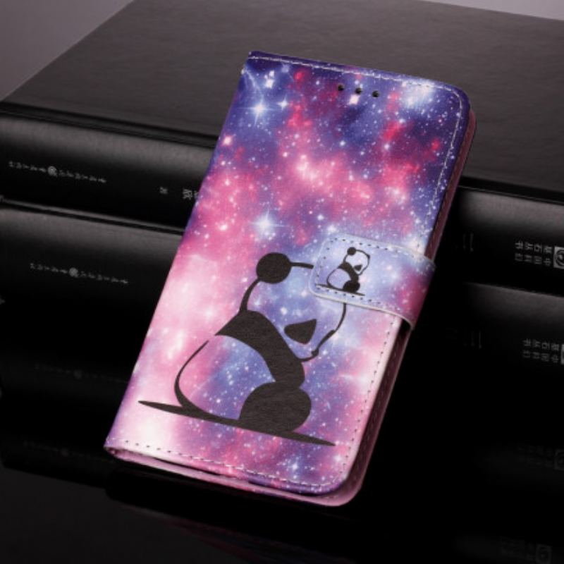 Læder Cover Huawei P Smart 2020 Med Snor Lanyard Panda Musings