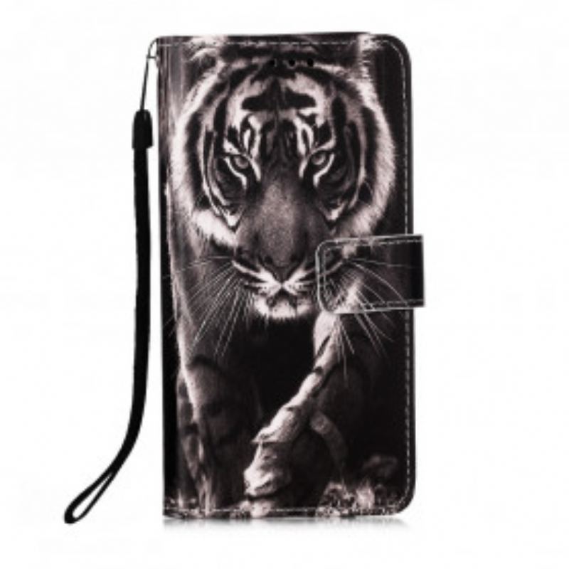 Læder Cover Huawei P Smart 2020 Nattiger