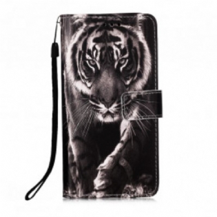 Læder Cover Huawei P Smart 2020 Nattiger