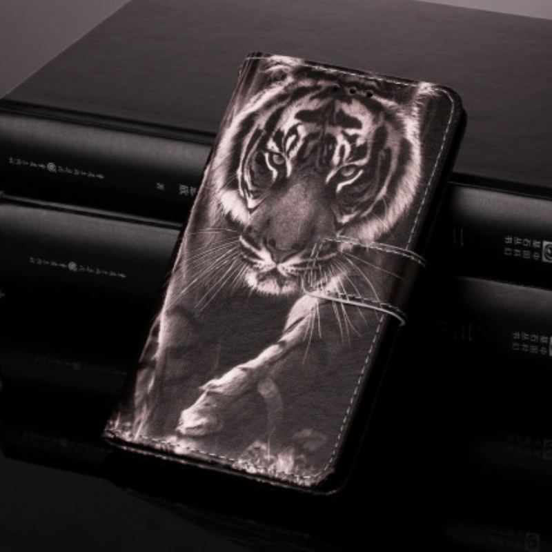 Læder Cover Huawei P Smart 2020 Nattiger