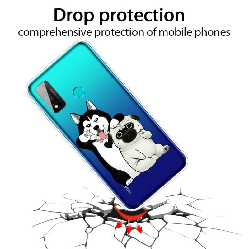 Mobilcover Huawei P Smart 2020 Sjove Hunde
