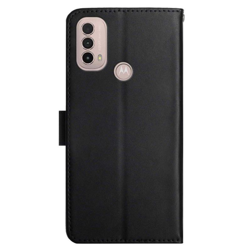 Flip Cover Moto E40 / E30 / E20 Ægte Nappa Læder