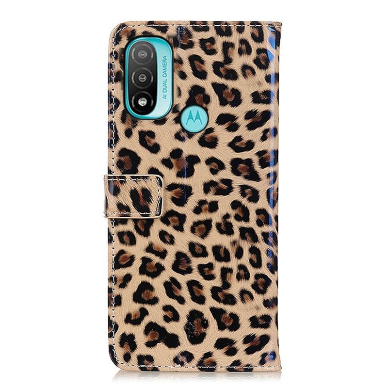 Flip Cover Moto E40 / E30 / E20 Almindelig Leopard