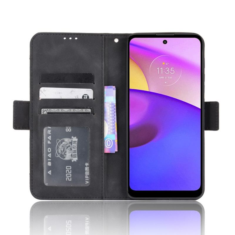 Flip Cover Moto E40 / E30 / E20 Multi-card Premier Class