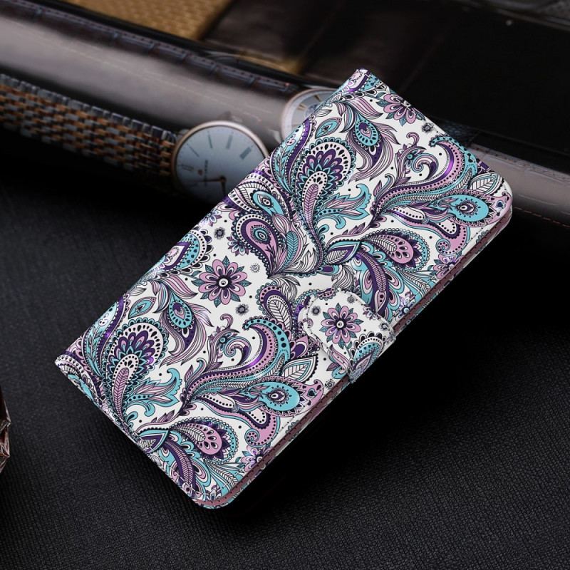 Flip Cover Moto E40 / E30 / E20 Paisley