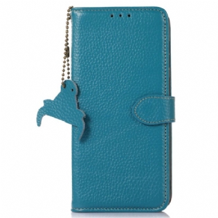 Læder Cover Xiaomi 14t Telefon Etui Ægte Læder Litchi Texture Rfid