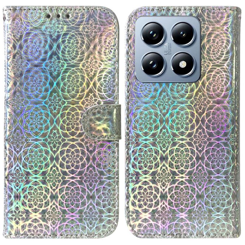 Læder Cover Xiaomi 14t Telefon Etui Discostil