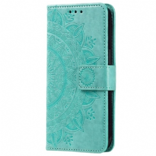 Læder Cover Xiaomi 14t Telefon Etui Mandala Søn