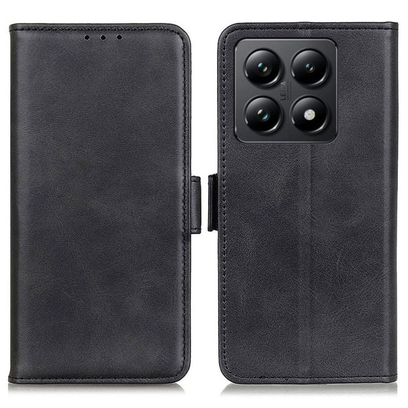 Læder Cover Xiaomi 14t Telefon Etui Mat Kunstlæder