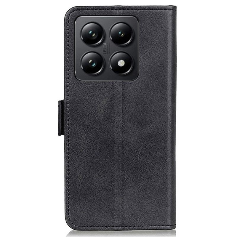 Læder Cover Xiaomi 14t Telefon Etui Mat Kunstlæder