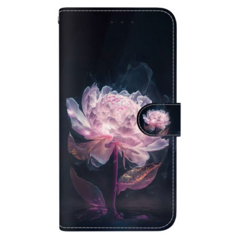 Læder Cover Xiaomi 14t Violet Pæon