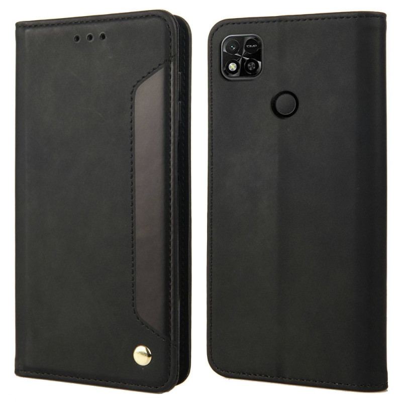 Cover Xiaomi Redmi 10A Flip Cover Bicolor Med Nitte