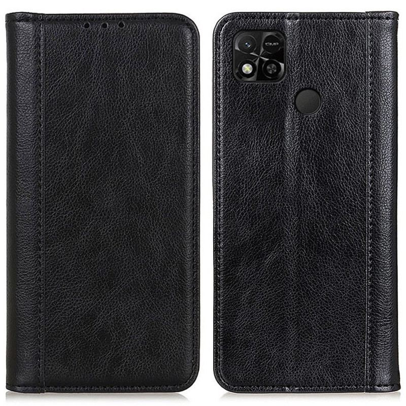 Cover Xiaomi Redmi 10A Flip Cover Farvet Version Split Læder