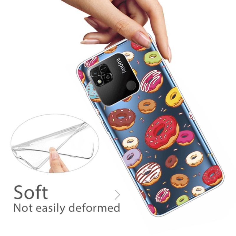 Cover Xiaomi Redmi 10A Sømløse Flere Donuts