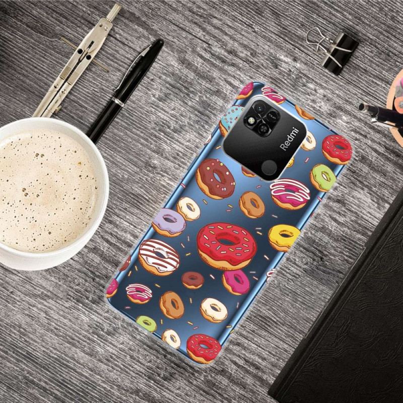 Cover Xiaomi Redmi 10A Sømløse Flere Donuts