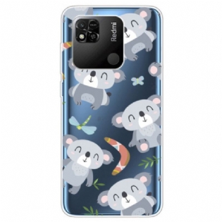 Cover Xiaomi Redmi 10A Sømløse Flere Koalaer
