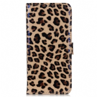 Flip Cover Xiaomi Redmi 10A Leopard Hud Effekt