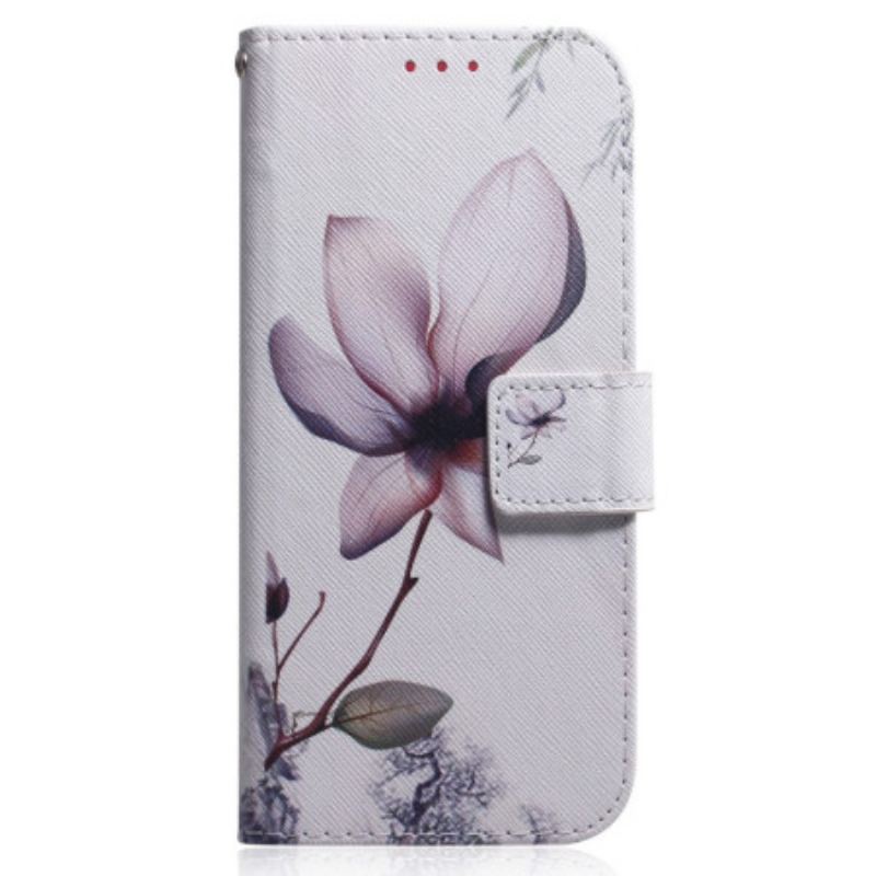 Flip Cover Xiaomi Redmi 10A Lyserød Blomst