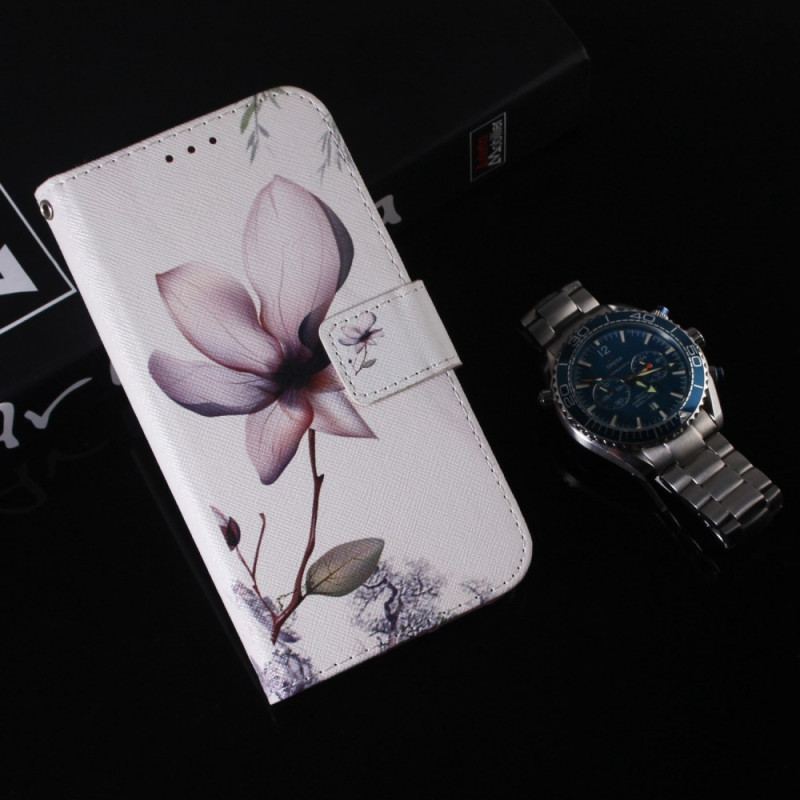 Flip Cover Xiaomi Redmi 10A Lyserød Blomst