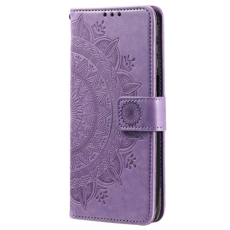 Flip Cover Xiaomi Redmi 10A Mandala Sun Med Snor