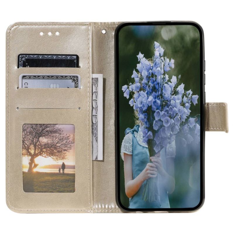 Flip Cover Xiaomi Redmi 10A Mandala Sun Med Snor