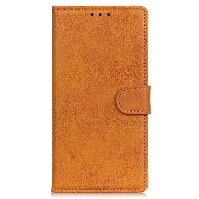 Flip Cover Xiaomi Redmi 10A Mat Imiteret Læder