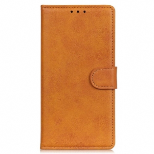 Flip Cover Xiaomi Redmi 10A Mat Imiteret Læder