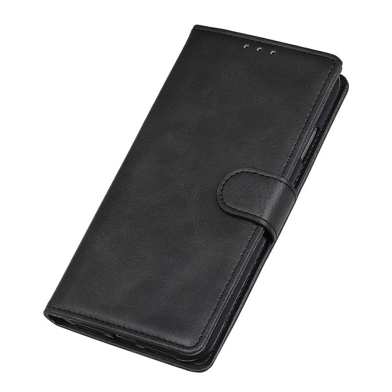 Flip Cover Xiaomi Redmi 10A Mat Imiteret Læder