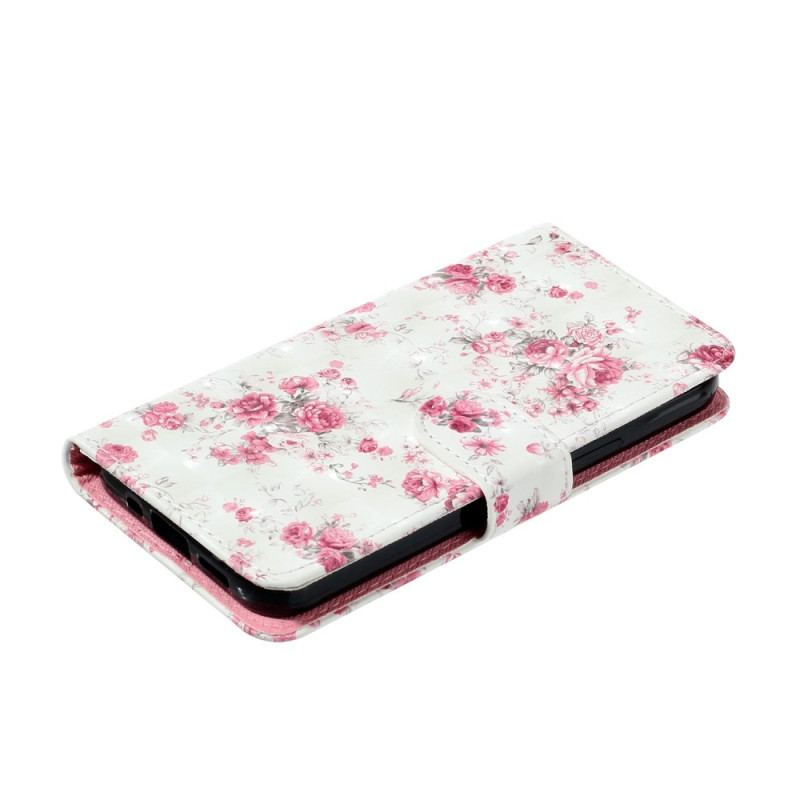 Flip Cover Xiaomi Redmi 10A Med Snor Rem Liberty Flowers