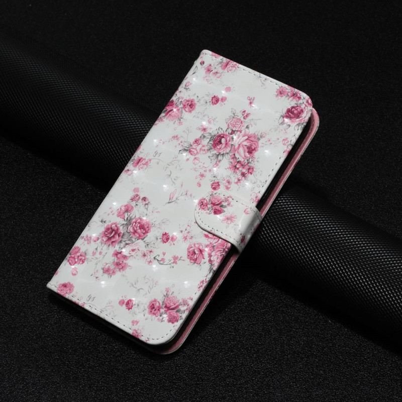 Flip Cover Xiaomi Redmi 10A Med Snor Rem Liberty Flowers