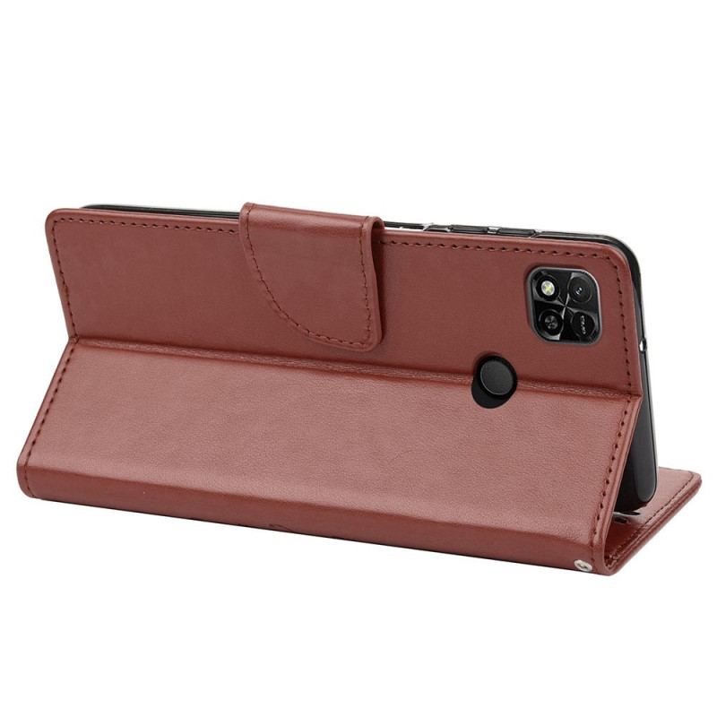 Flip Cover Xiaomi Redmi 10A Med Snor Sommerfugle Og Blomsterrem