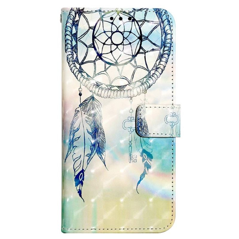 Flip Cover Xiaomi Redmi 10A Med Snor Strap Dream Catcher