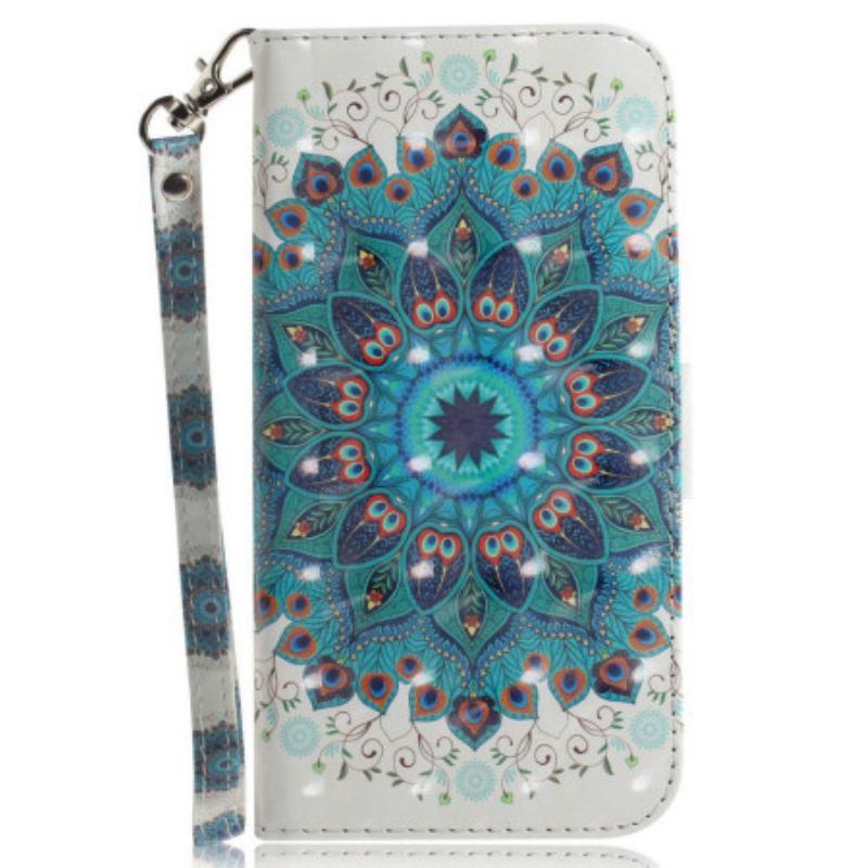 Flip Cover Xiaomi Redmi 10A Med Snor Strappy Mandala