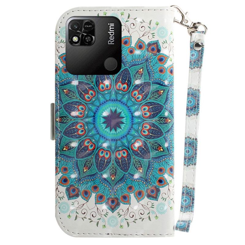 Flip Cover Xiaomi Redmi 10A Med Snor Strappy Mandala