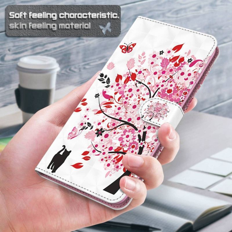 Flip Cover Xiaomi Redmi 10A Med Snor Strappy Rose Tree