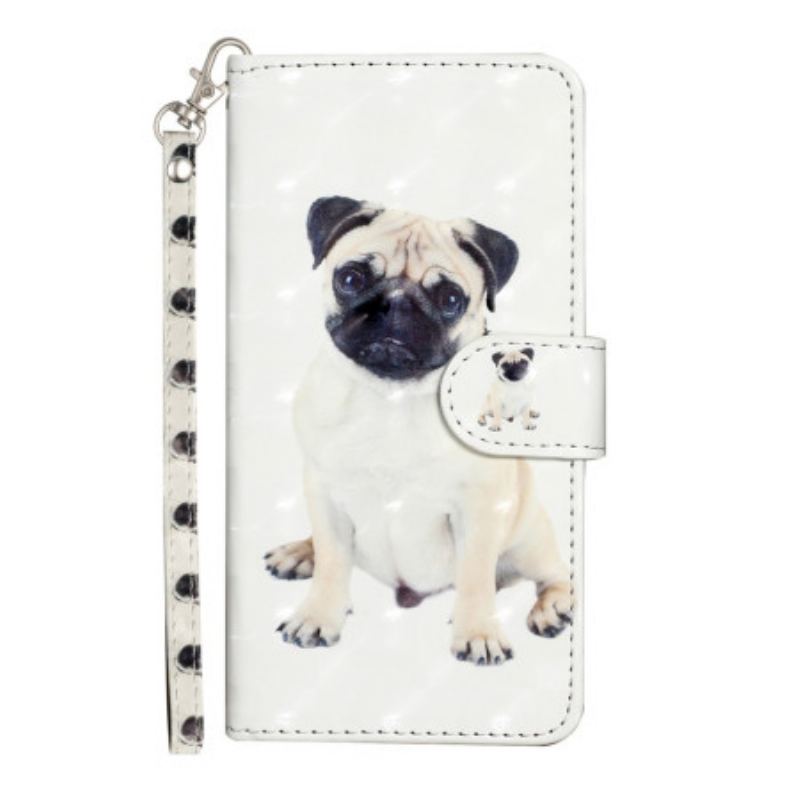 Flip Cover Xiaomi Redmi 10A Med Snor Thong Hund